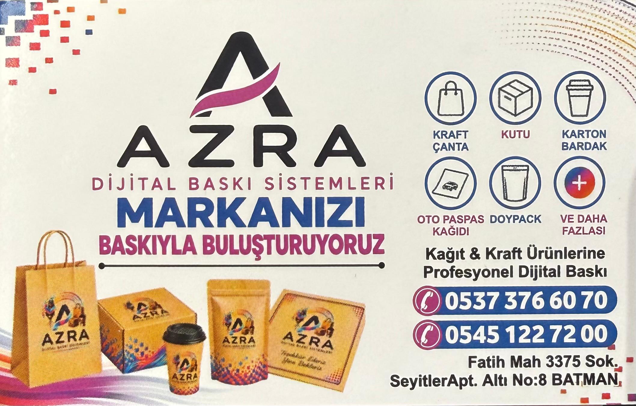 Azra Dijital Baskı Sistemleri - Kağıt ve kraft ürünlerine profesyonel dijital baskı