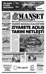 KAHRAMANMARAŞ MANŞET