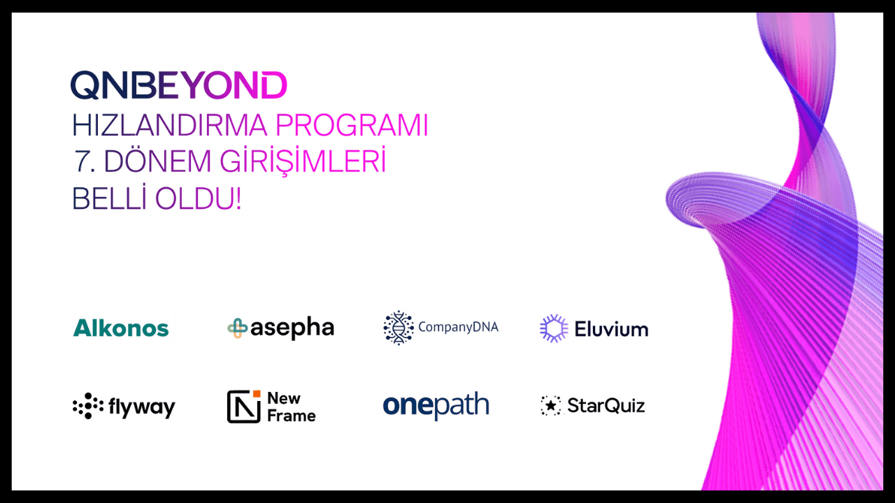 QNBEYOND Hızlandırma Programı’nın 7. dönemine seçilen 8 girişim