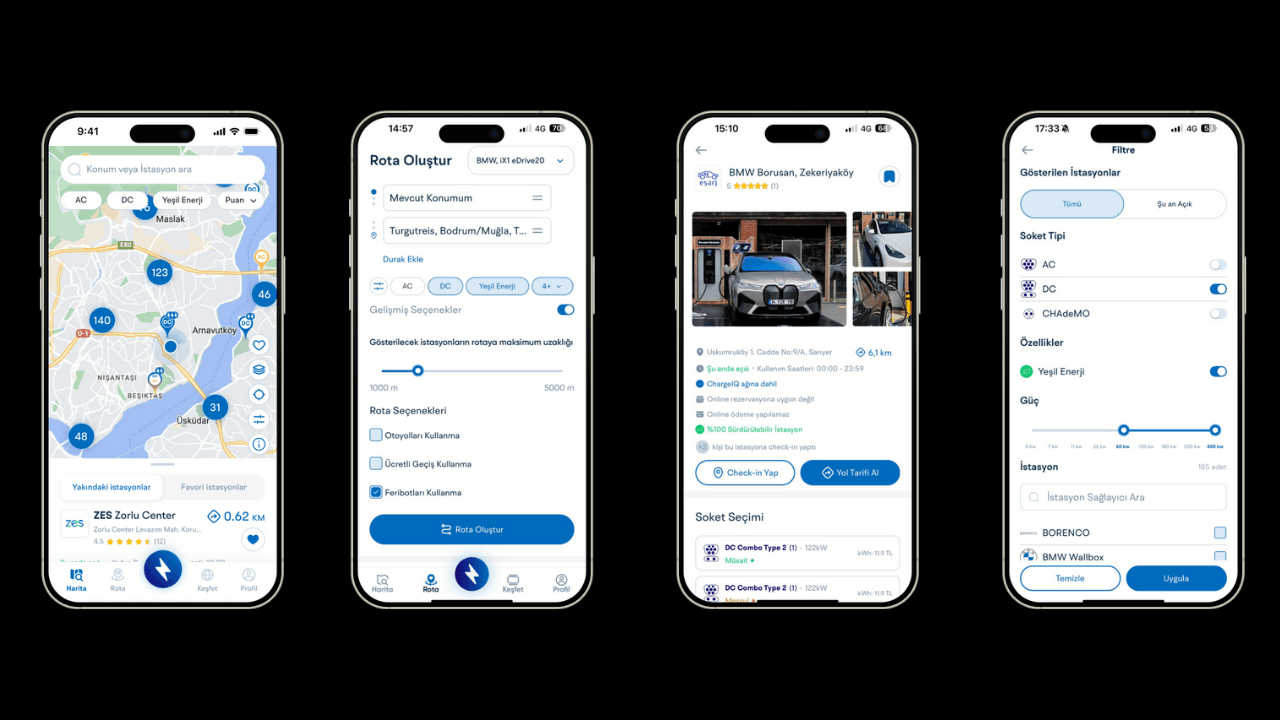 Borusan Otomotiv’den tüm şarj istasyonlarını bir araya getiren uygulama: ChargeIQ