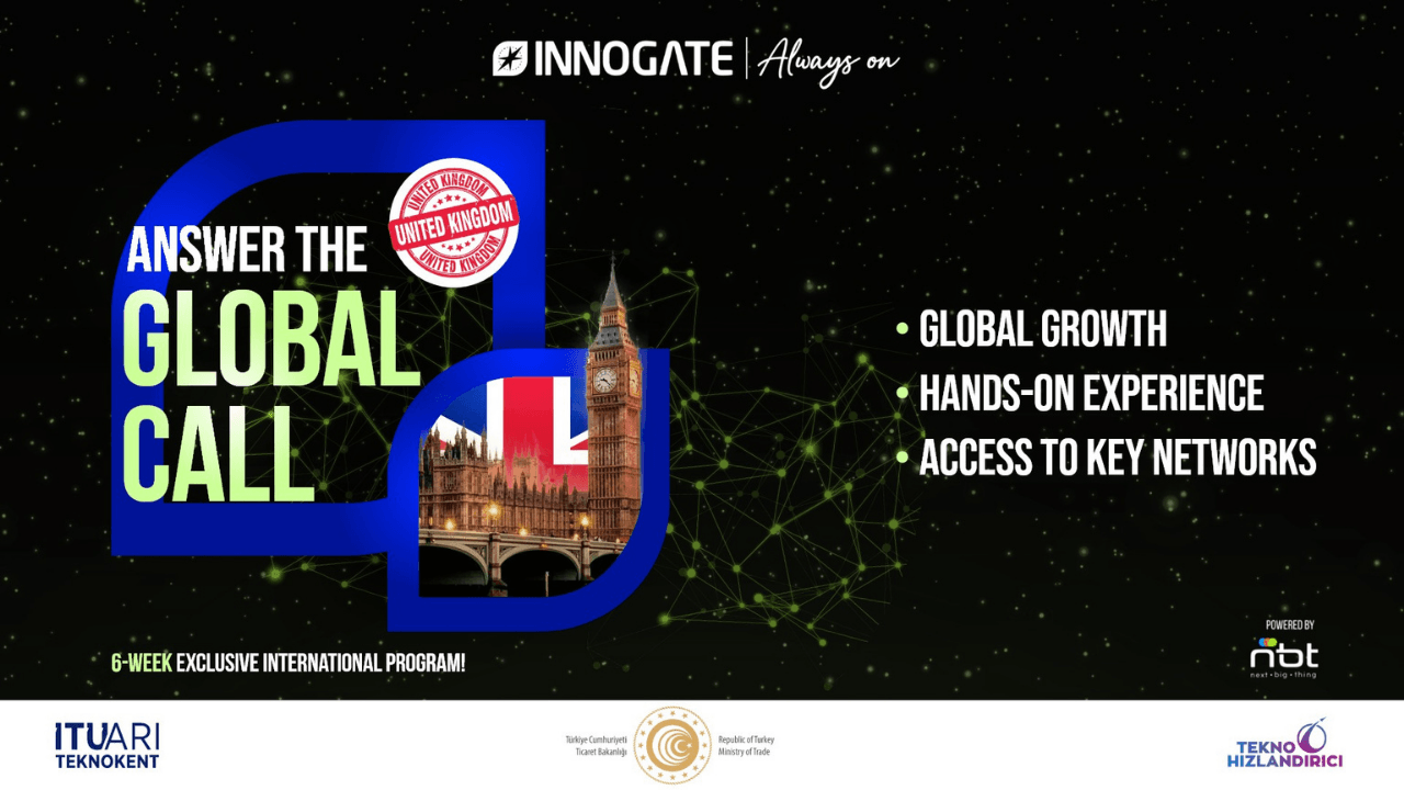 Innogate’in 12. döneminde Londra’ya gitmeye hak kazanan girişimler belli oldu