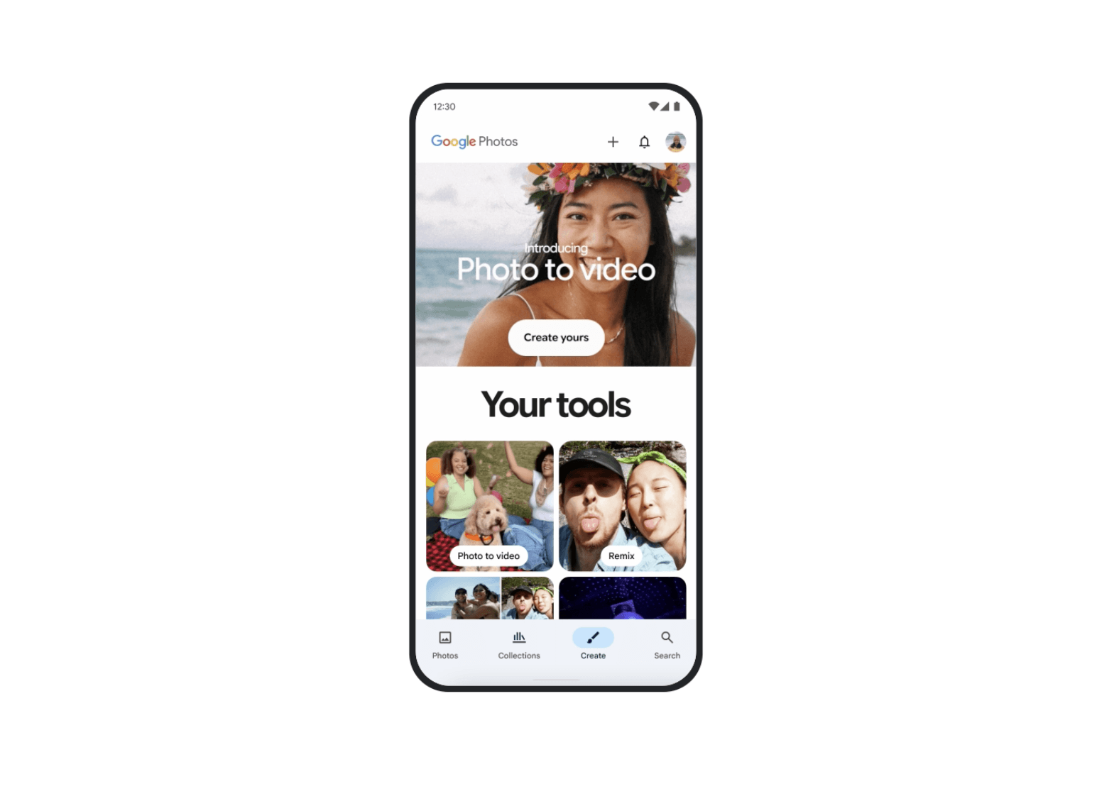 Google Fotoğraflar’a, fotoğrafları videoya dönüştüren ve düzenleyen yapay zeka özellikleri eklendi