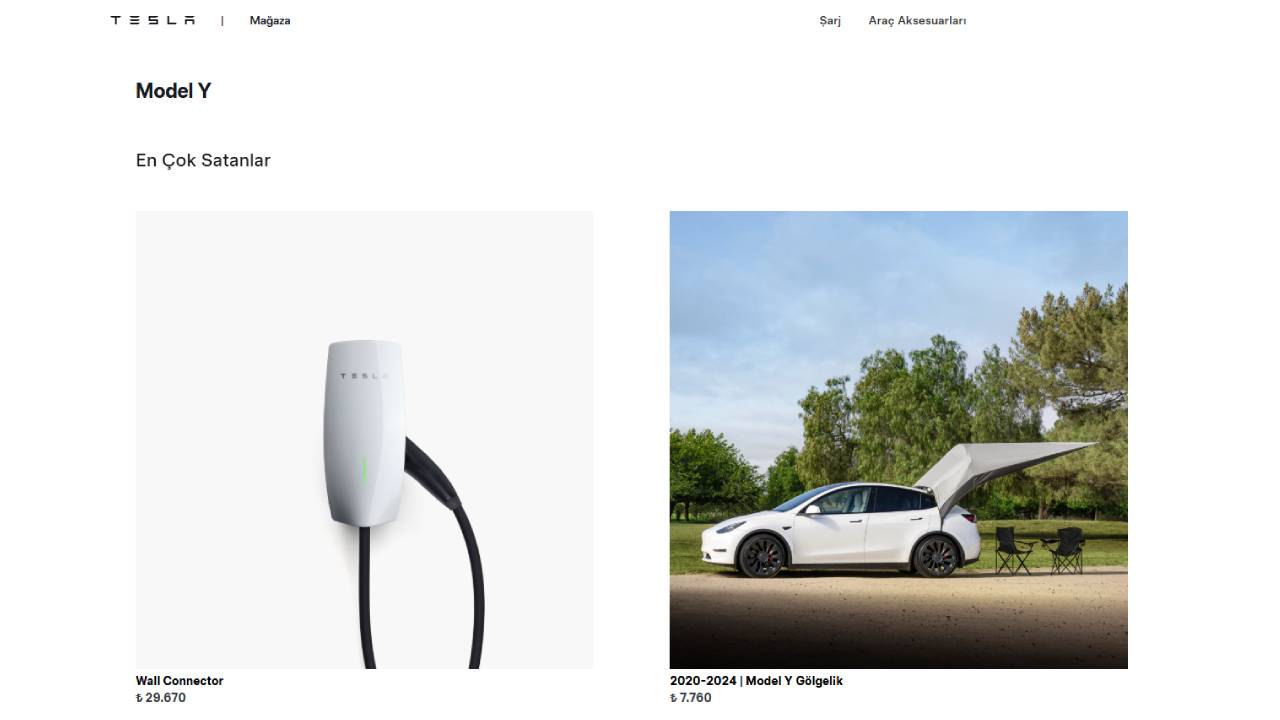 Tesla, Türkiye’de resmi çevrim içi mağazasını açtı! Neler var?