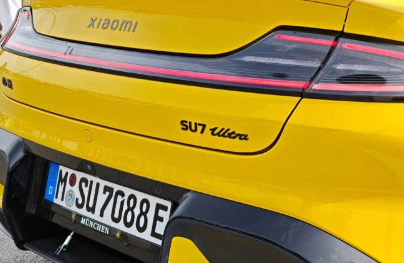 Xiaomi SU7 Ultra Avrupa’da yola çıktı!