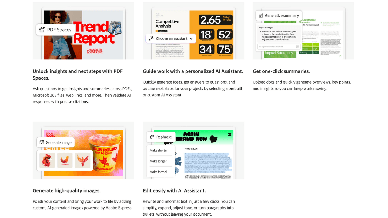 Adobe’den PDF’ler için yapay zeka destekli yeni platform: Acrobat Studio