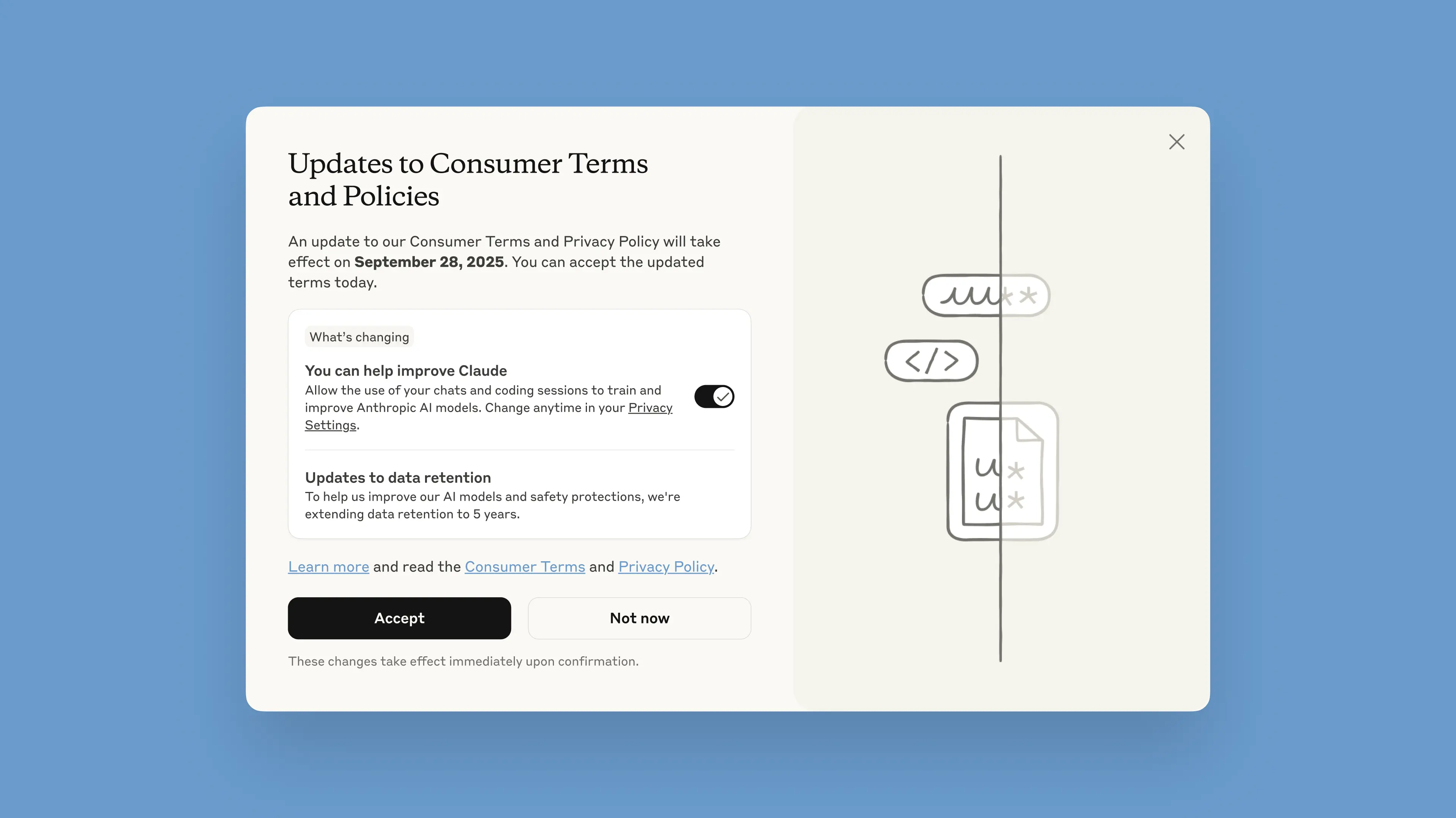 Anthropic, yapay zeka modellerini sohbet metinleri üzerinde eğitmeye başlayacak