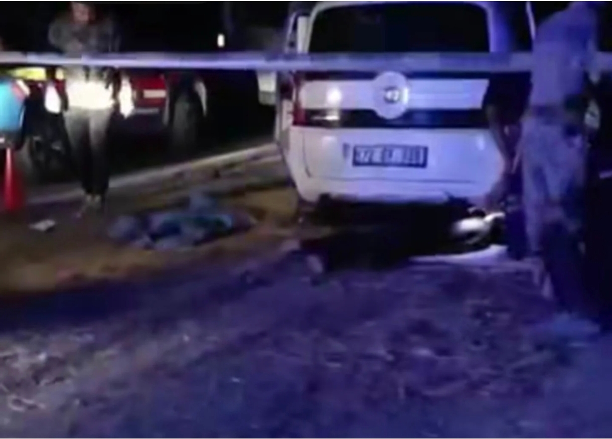 BATMAN BEŞİRİ YOLU ÜZERİNDE ARABA TARANDI