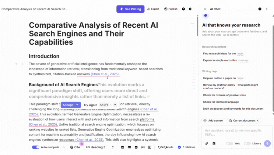 Yapay zeka destekli referanslı makale üretim platformu: Jenni