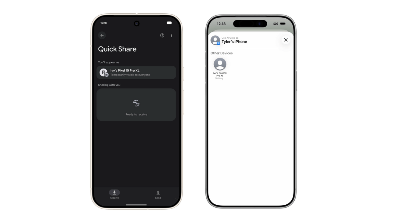 Google, AirDrop engelini aşıyor: Pixel 10 modelleri AirDrop ile iPhone’a dosya gönderebiliyor