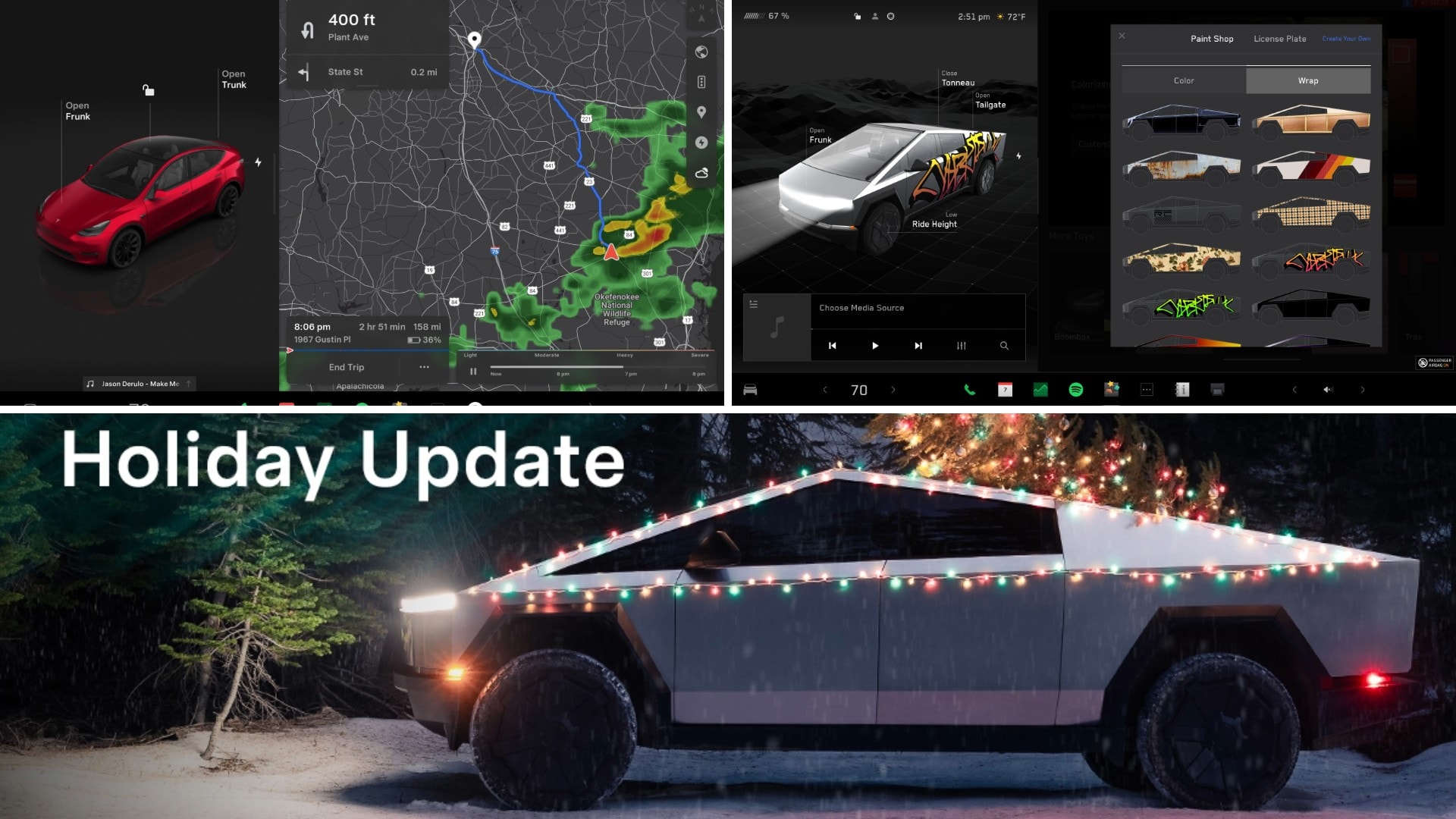 Tesla yılbaşı güncellemesi için geri sayım başladı