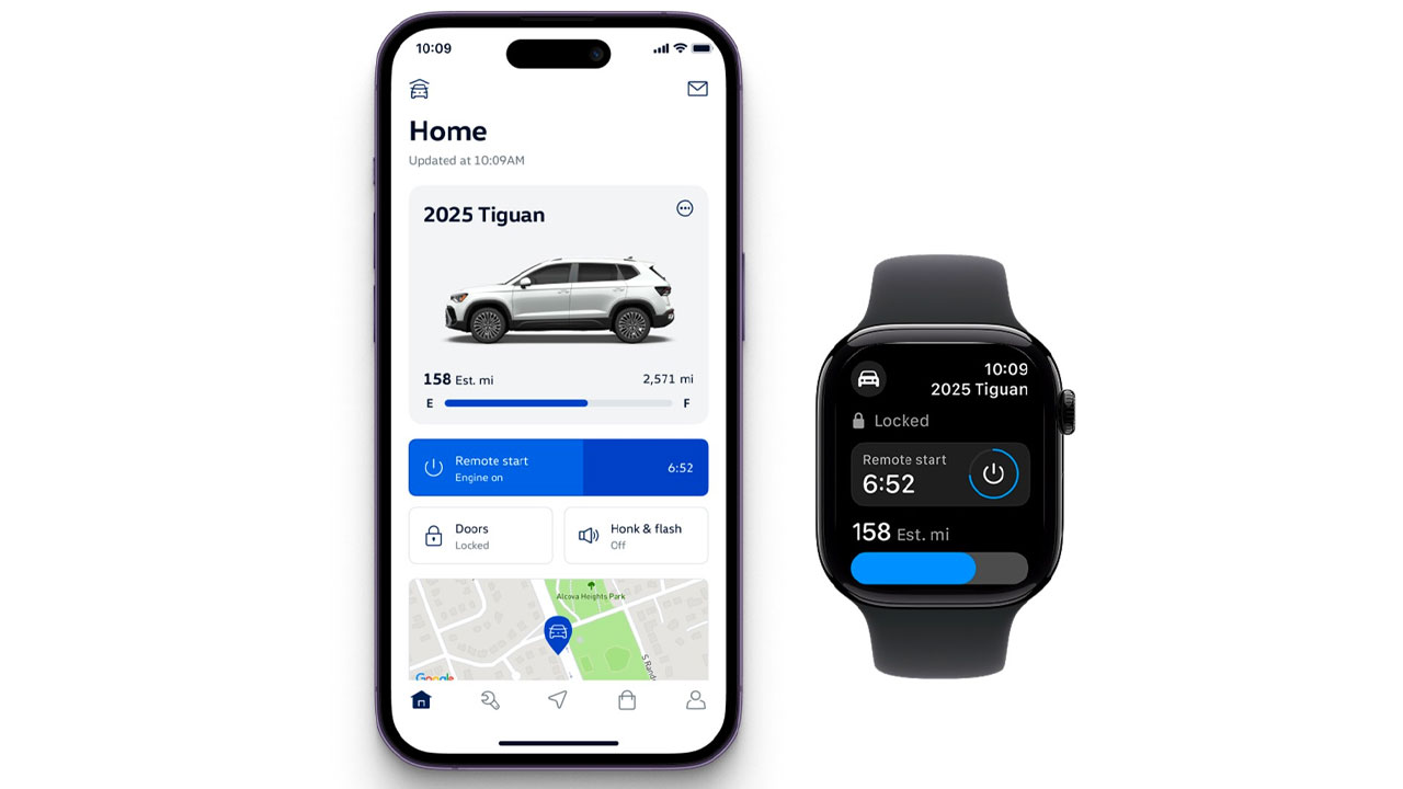 Volkswagen için Akıllı Saat ile Kolay Kontrol!
