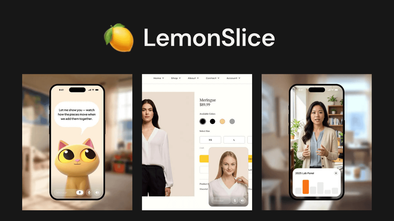 Gerçek zamanlı yapay zeka video avatarları geliştiren Lemon Slice, 10.5 milyon dolar yatırım aldı