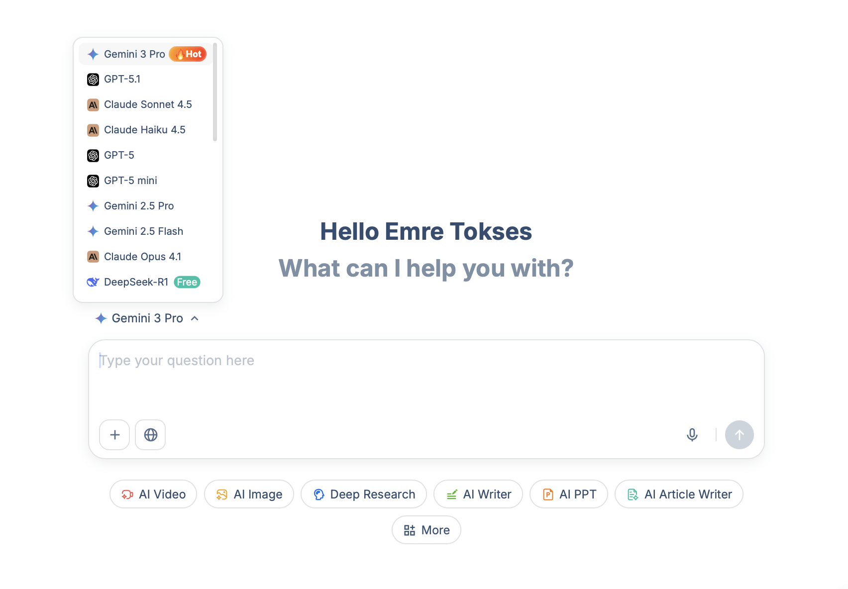 İçerik üretimi için çok modelli hepsi bir arada yapay zeka platformu: HIX AI