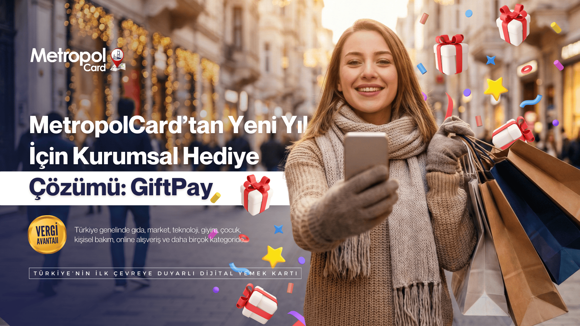 MetropolCard’tan Yeni Yıl İçin Kurumsal Hediye Çözümü: GiftPay