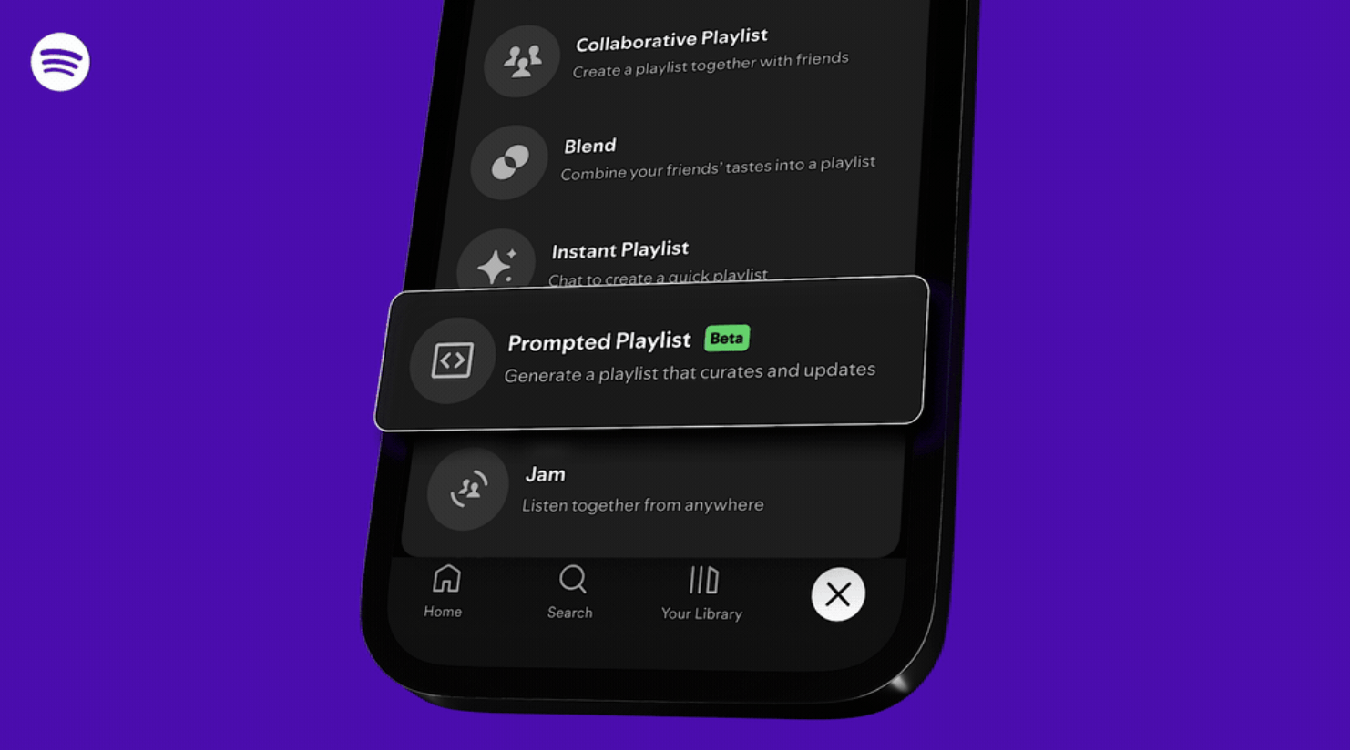 Spotify, yapay zeka komutlarıyla özel çalma listeleri oluşturmayı sağlayan yeni özelliğini duyurdu