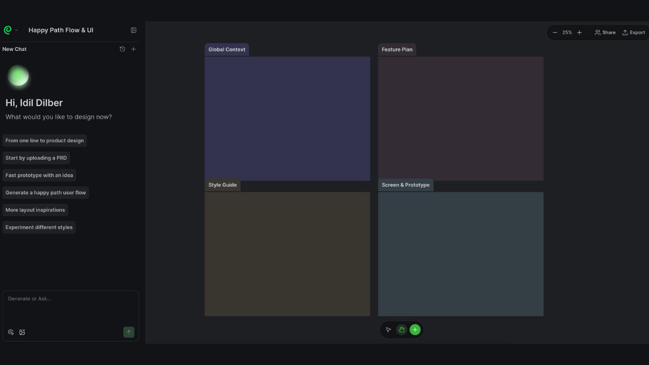 Ürün fikirlerini uçtan uca tasarım çıktısına dönüştüren araç: Paraflow