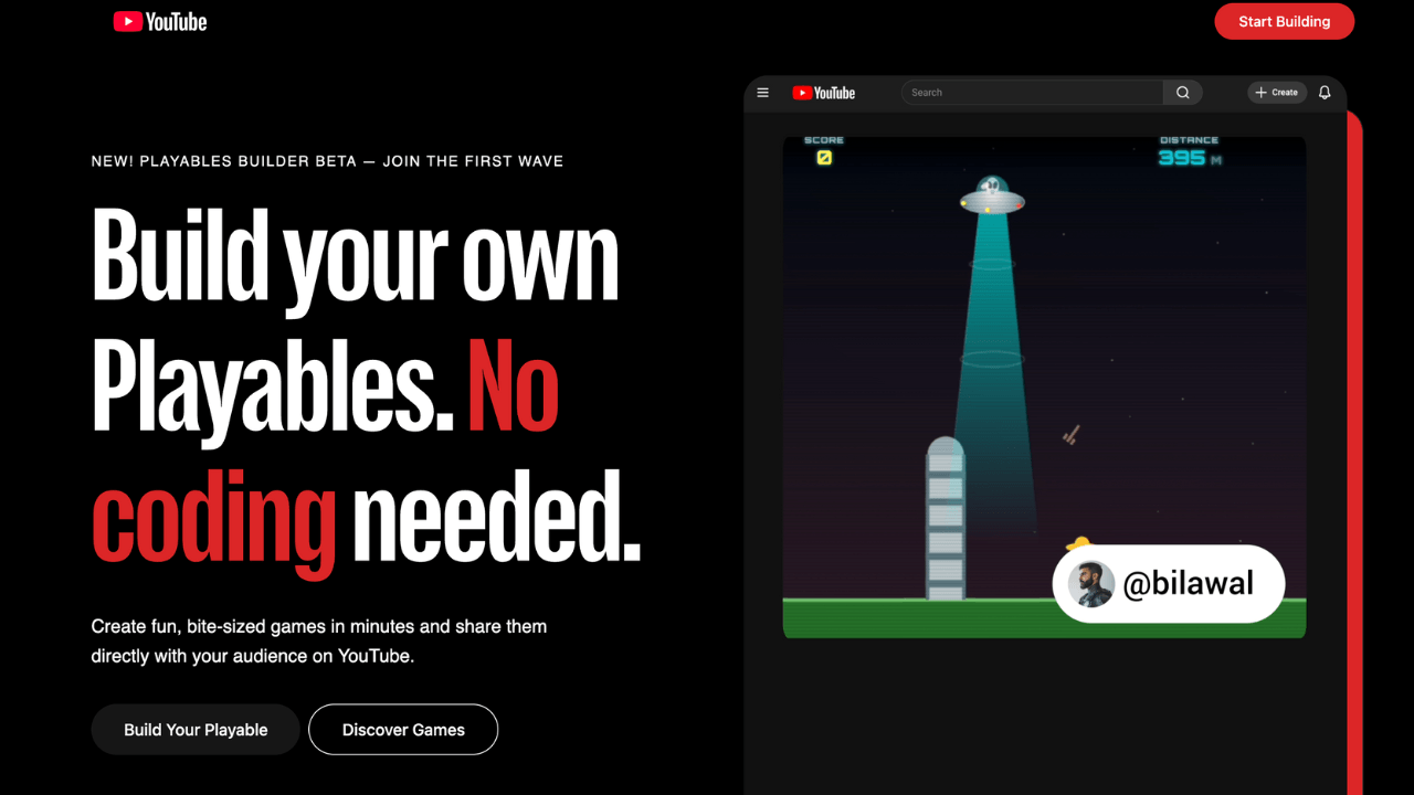 YouTube’un Gemini 3 destekli oyun üretim platformu: Playables Builder