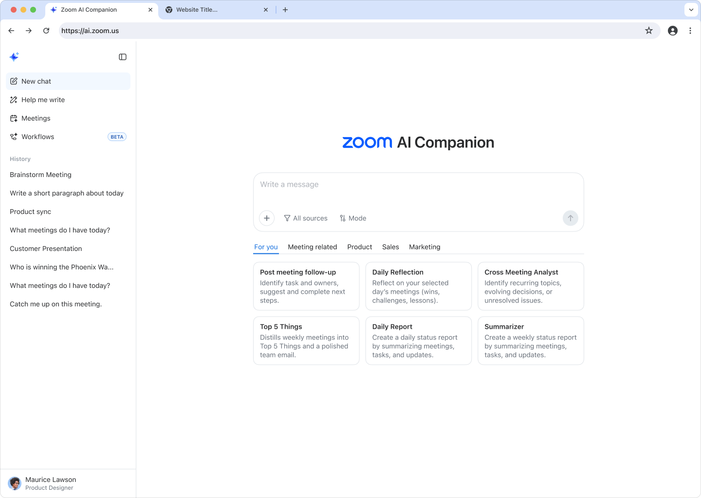 Zoom’dan toplantı verilerini otomatik iş akışlarına bağlayan yapay zeka aracı: AI Companion 3.0