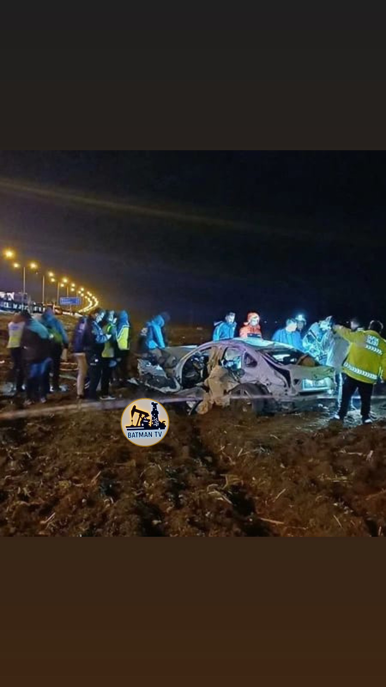 Batman’da iki otomobil çarpıştı.