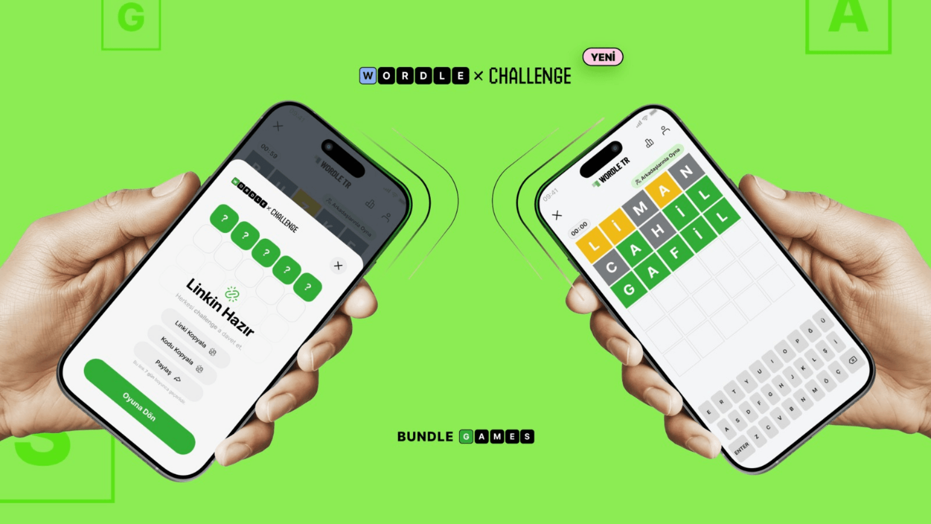Bundle’da Wordle Artık Daha İddialı: Challenge Özelliği Yayında