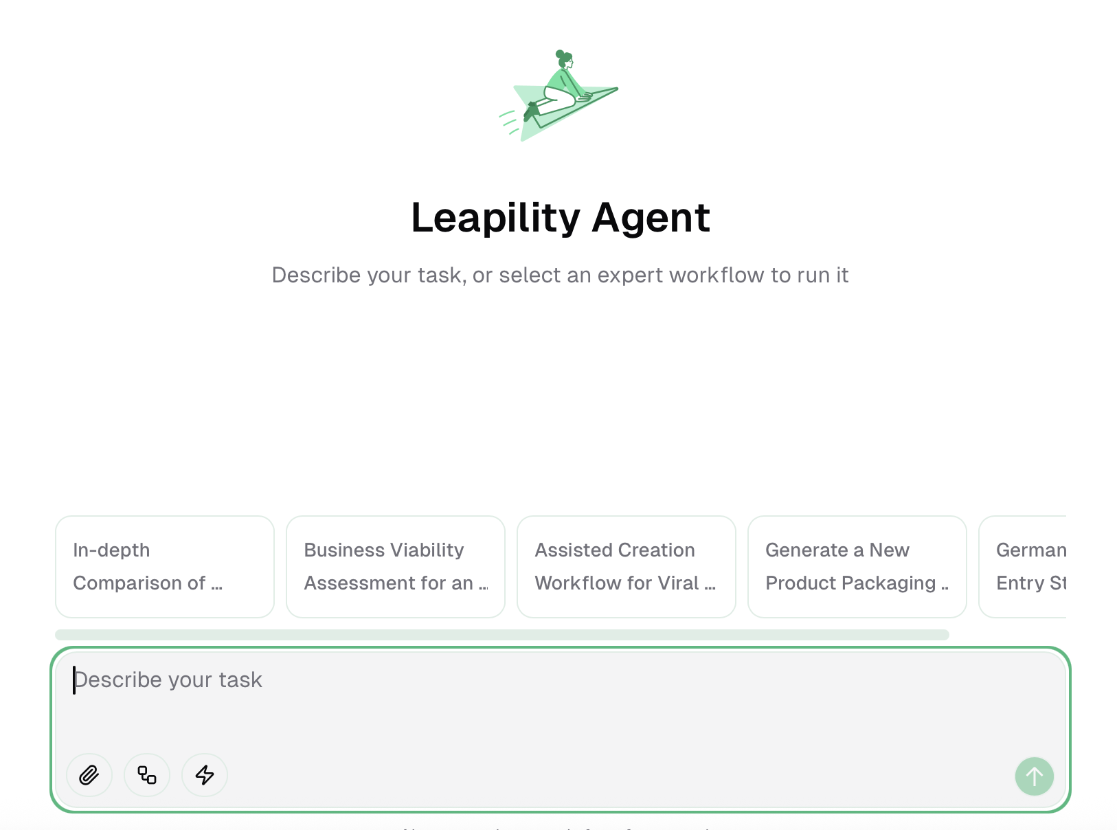Doğal dille iş akışı hazırlayıp yapay zeka ajanına dönüştürme aracı: Leapility