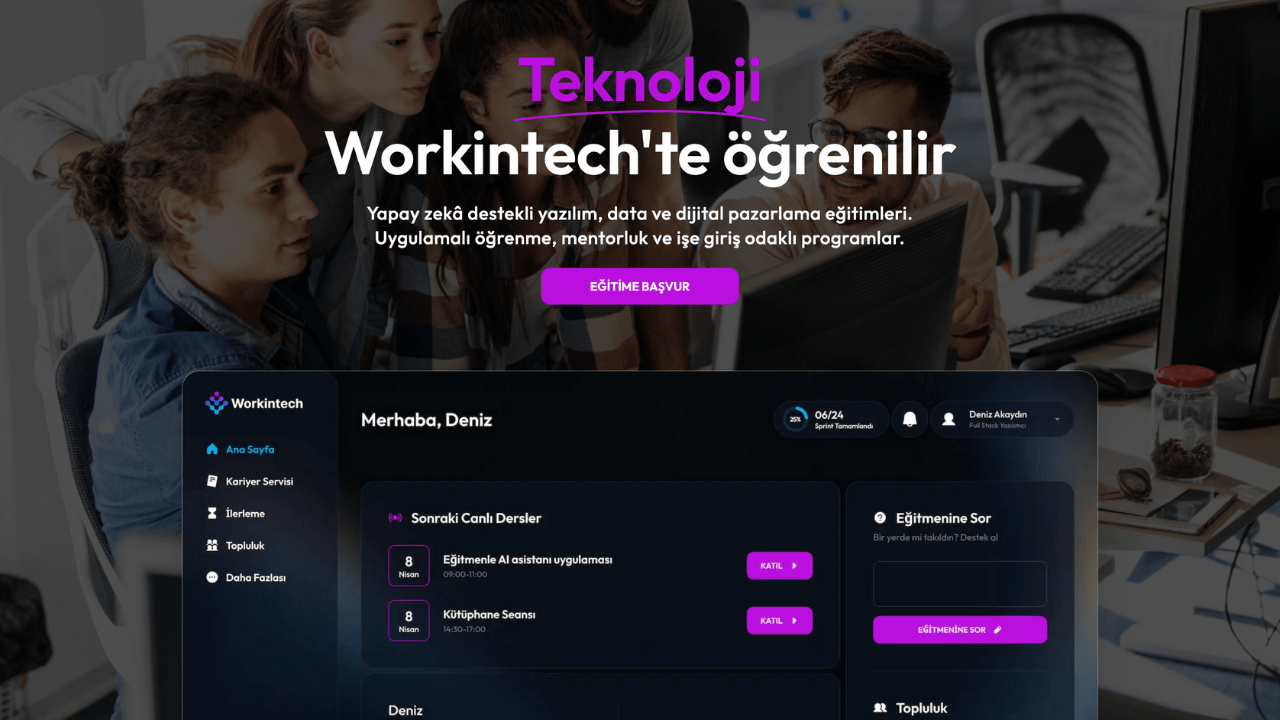 İş Bankası Destekli Workintech Yapay Zekâ ile Türkiye’nin Teknoloji Eğitiminde Devrim Yaratıyor