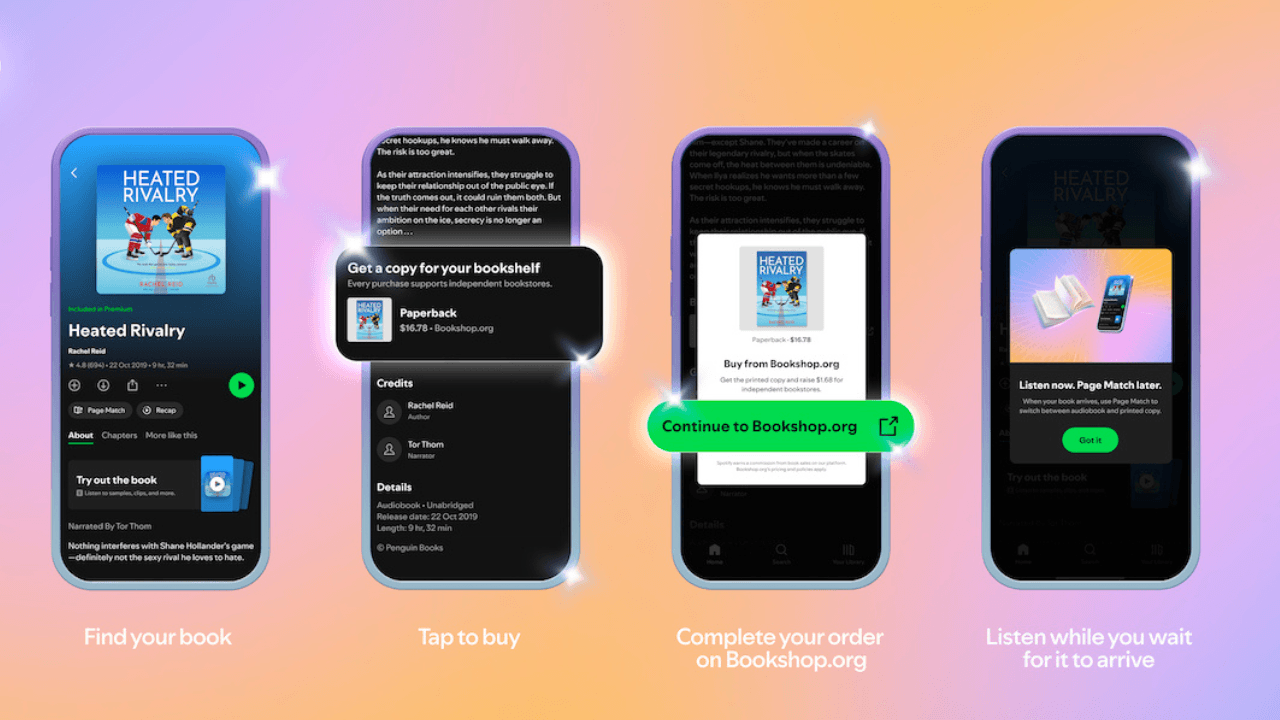 Spotify, fiziksel kitap satışına hazırlanıyor
