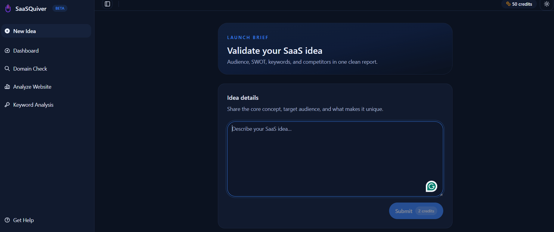 Yeni girişimler için yapay zeka destekli pazar araştırma platformu: SaaSQuiver