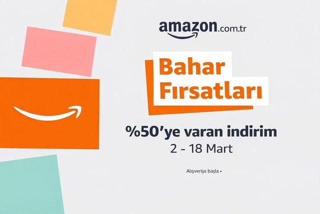 Amazon’un Bahar Fırsatlarıyla İndirimli Alışveriş Keyfi Başladı