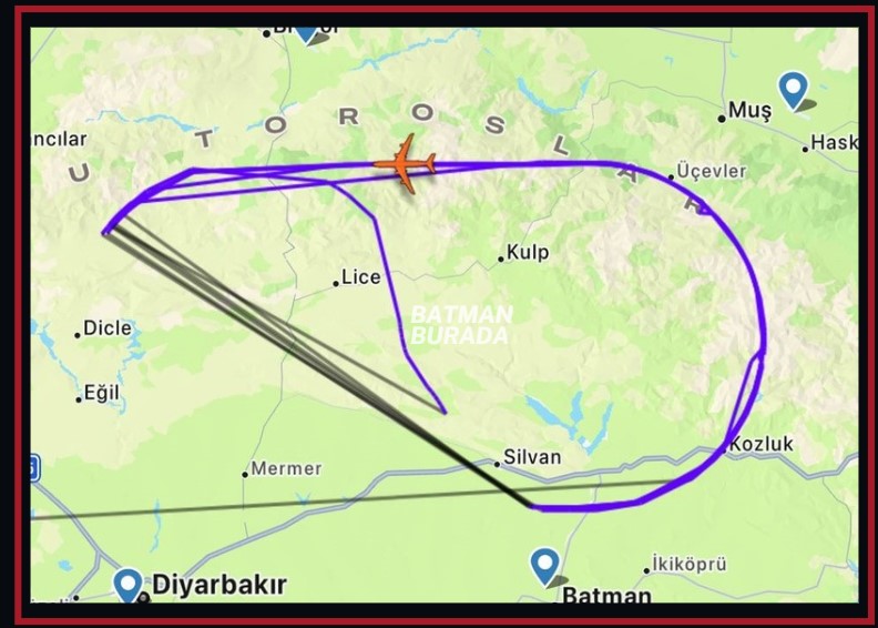 Batman’da Gece Yarısı Uçak Sesi Tedirginliği Yaşandı