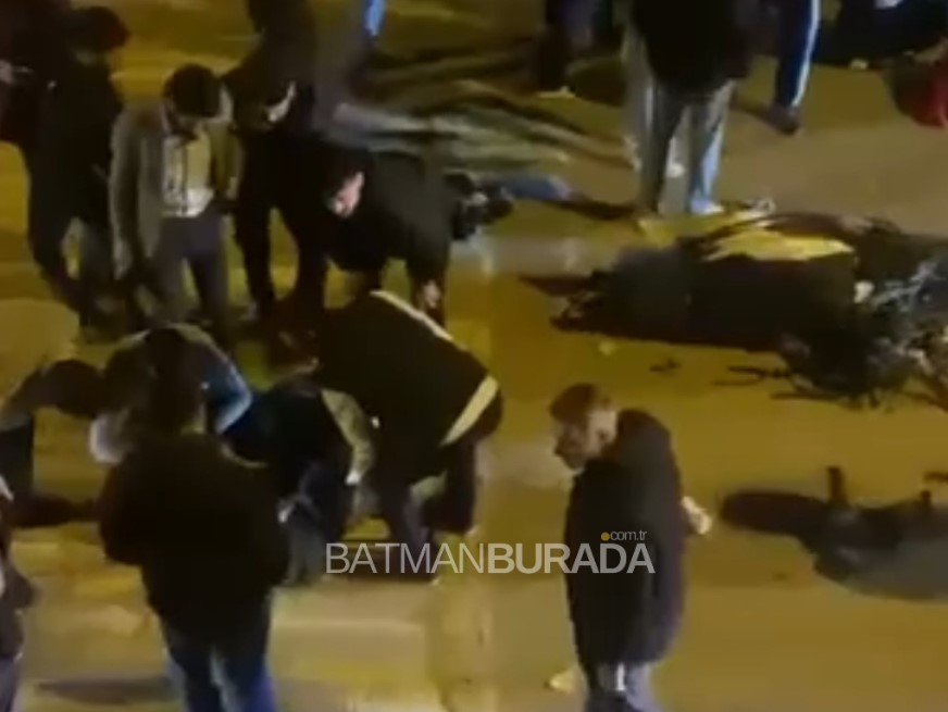 Batman’da Trafik Kazası: Otomobil ve Motosiklet Çarpıştı, 2 Yaralı