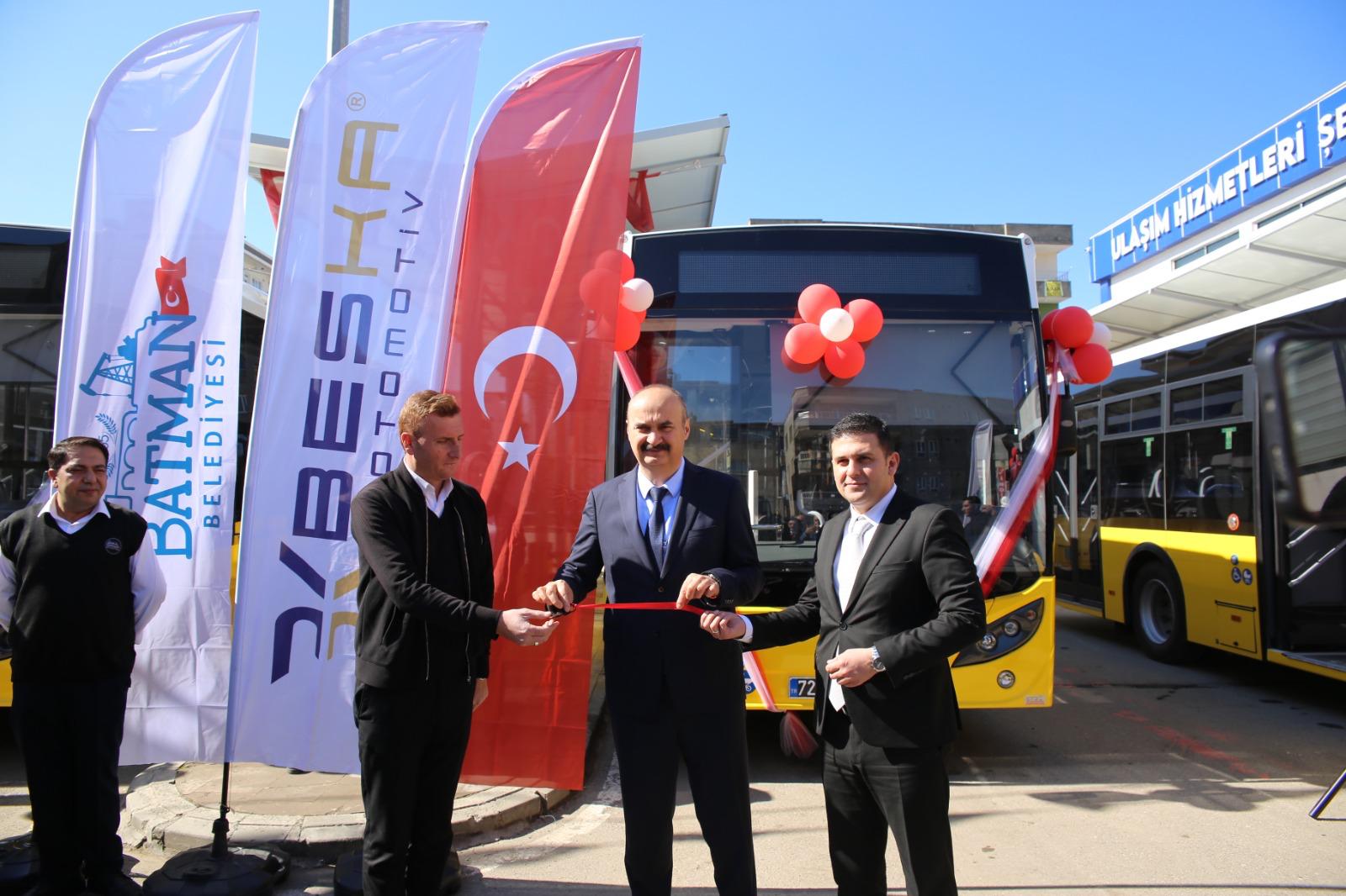 Batman Belediyesi, Toplu Ulaşım Filolarını Güçlendirmeye Devam Ediyor
