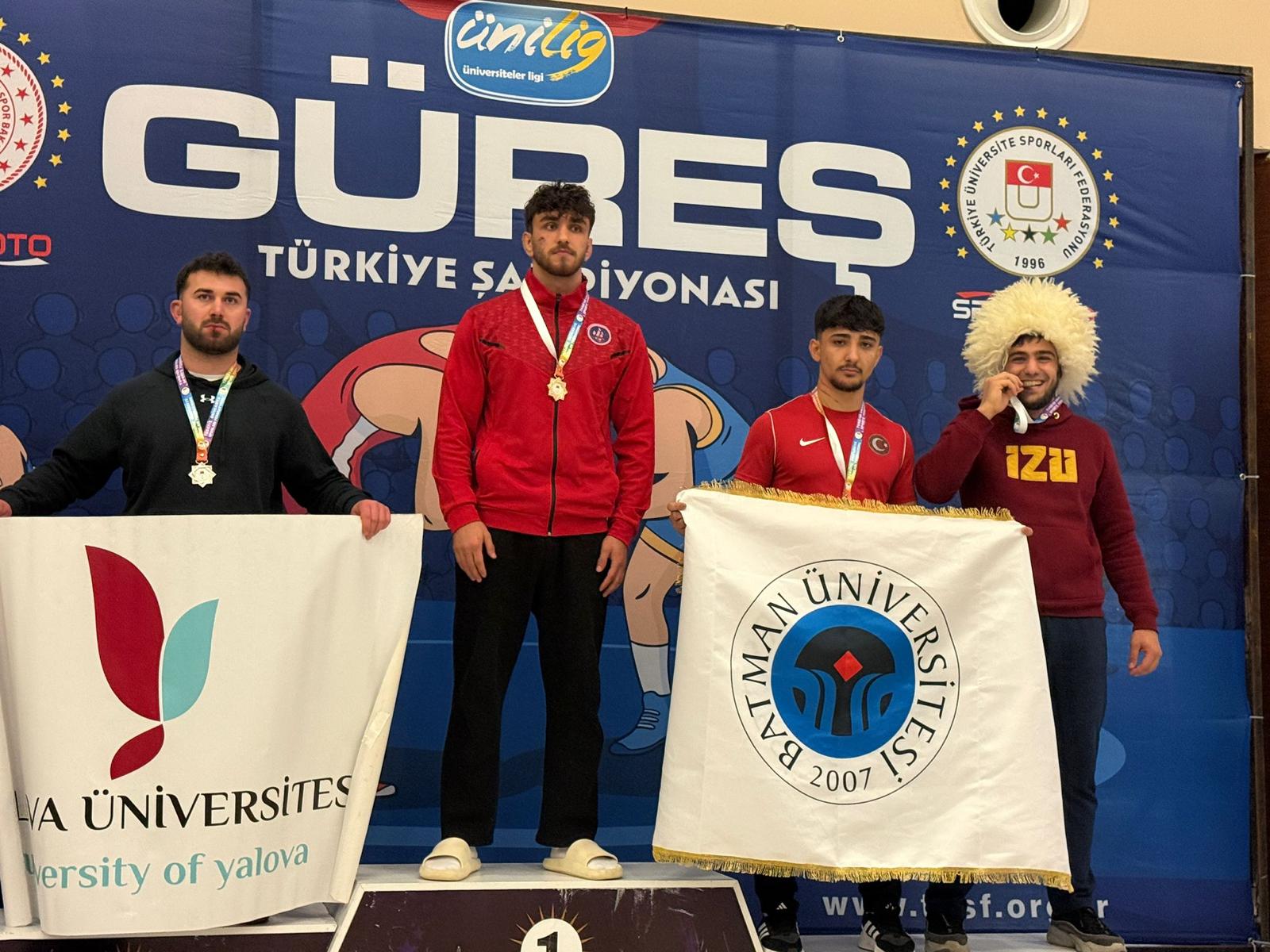 Batman Üniversitesi Güreş Takımı, Şampiyonada Göz Doldurdu