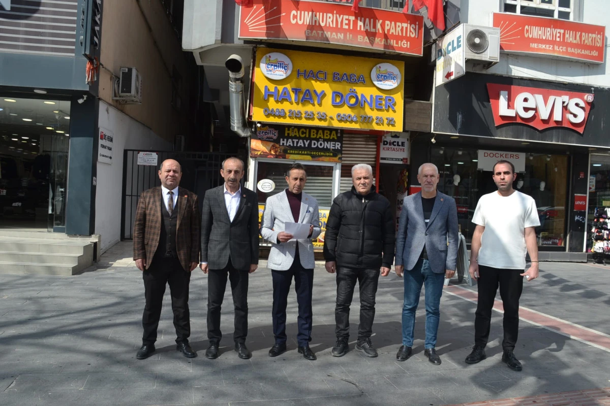 CHP Batman İl Başkanlığı’ndan Anlamlı Basın Açıklaması