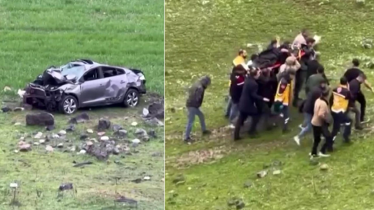 Beşiri’de Araç Şarampole Yuvarlandı: 1 Ağır Yaralı