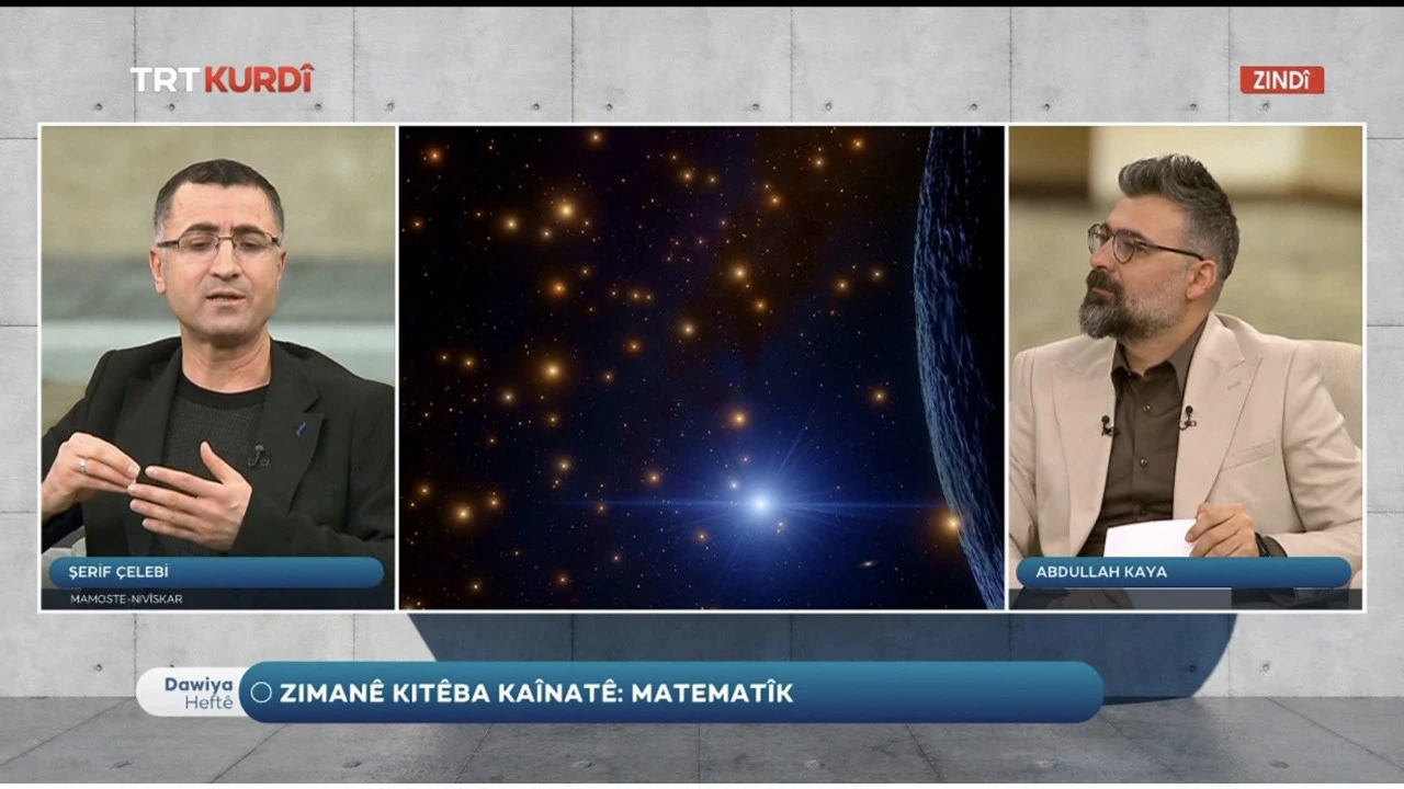 Şerif Çelebi Matematiğin Gizemlerini TRT Kurdî’de Açıkladı