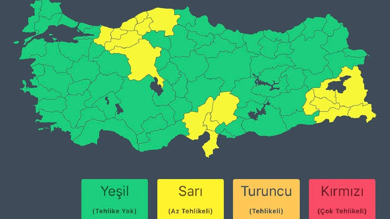 Batman’da Kuvvetli Yağış ve Kar Uyarısı