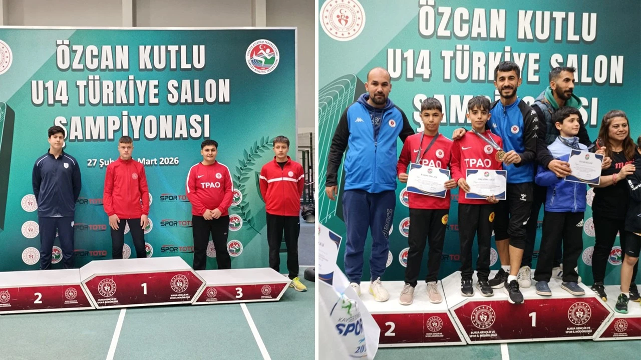 TPAO Petrolspor U-14 Takımı, Türkiye Şampiyonasında 5 Madalya Kazandı