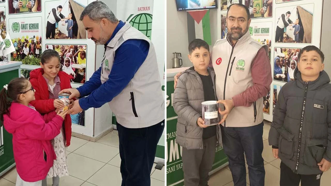 Minik Yüreklerden Gazze İçin Anlamlı Destek