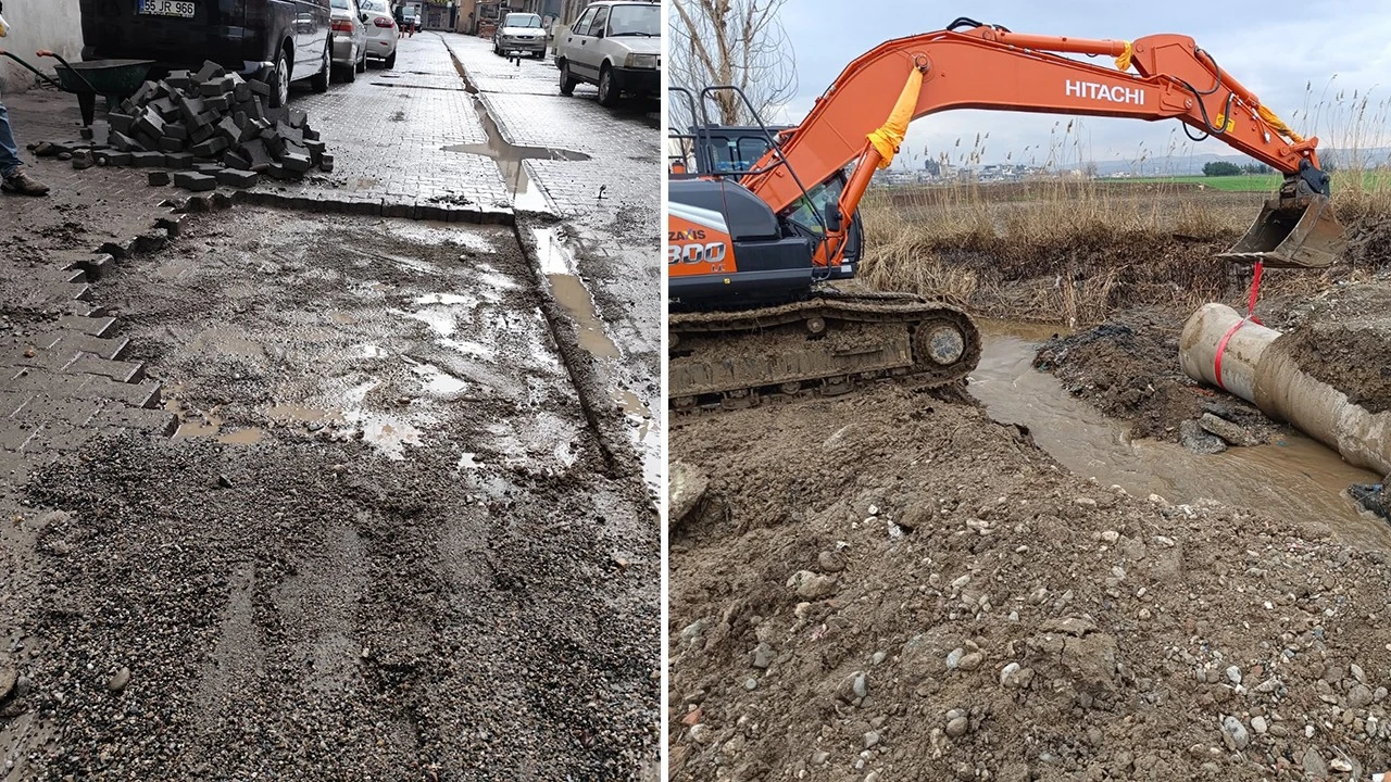 Batman’da Yoğun Yağış Sonrası Hızla Müdahale Ediliyor