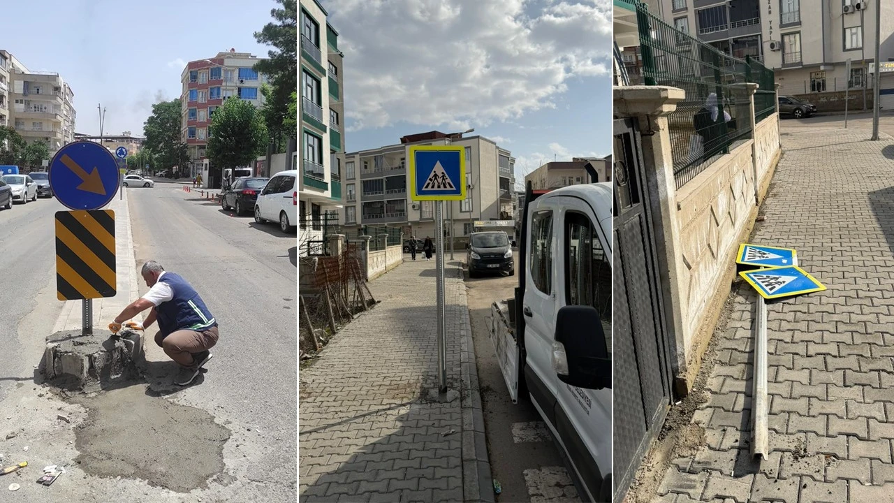 Batman’da 167 Trafik Levhası Yenilendi, Güvenlik Artırıldı