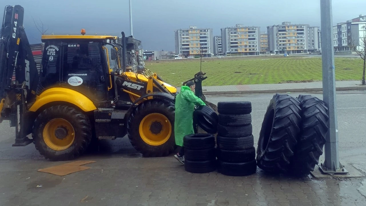 Batman’da 84 Ton Atık Lastik Geri Dönüşüme Kazandırıldı