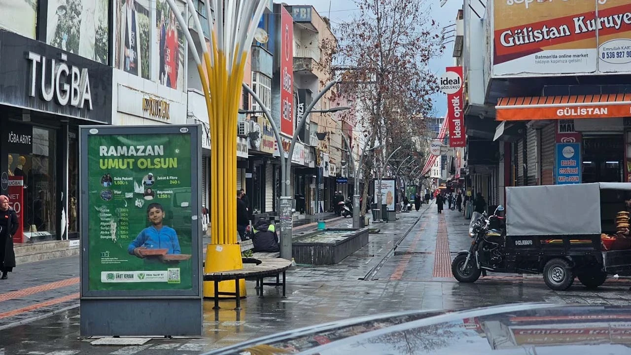 Batman Çarşısında Bayram Sonrası Sessizlik Hâkim Oldu