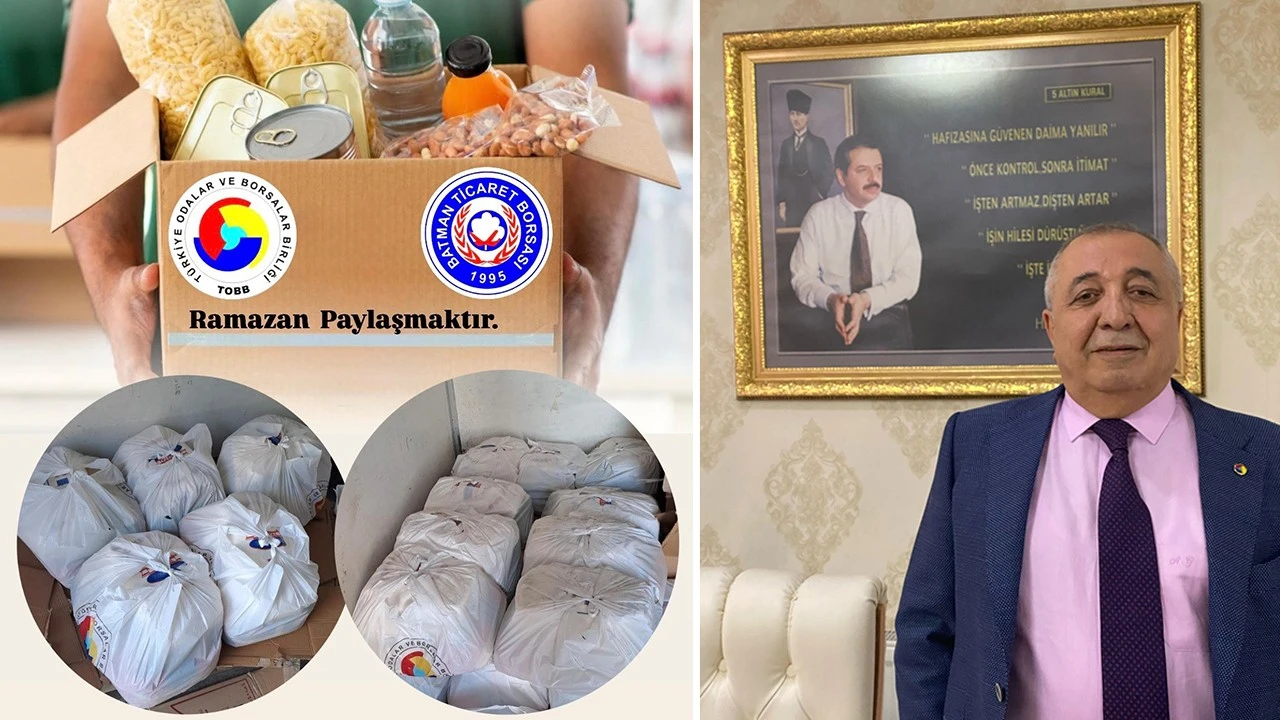 Batman Ticaret Borsası Ramazan Ayında İhtiyaç Sahiplerine Destek Oluyor