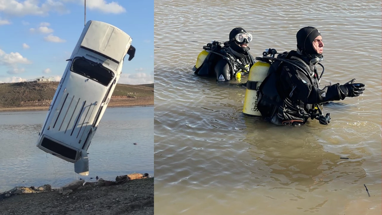 Oymataş Köyü’nde Su Altında Kaybolan Araç Çıkarıldı