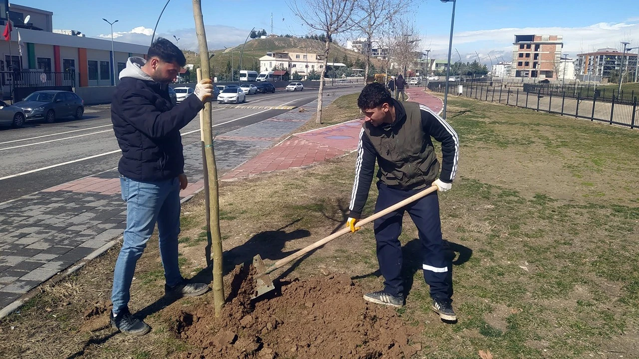 Batman’da 2026 Yılının İlk İki Ayında 2.157 Fidan Toprakla Buluştu