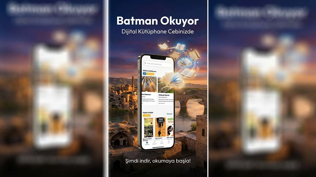 Batman’da Mobil Dijital Kütüphane Dönemi Başlıyor
