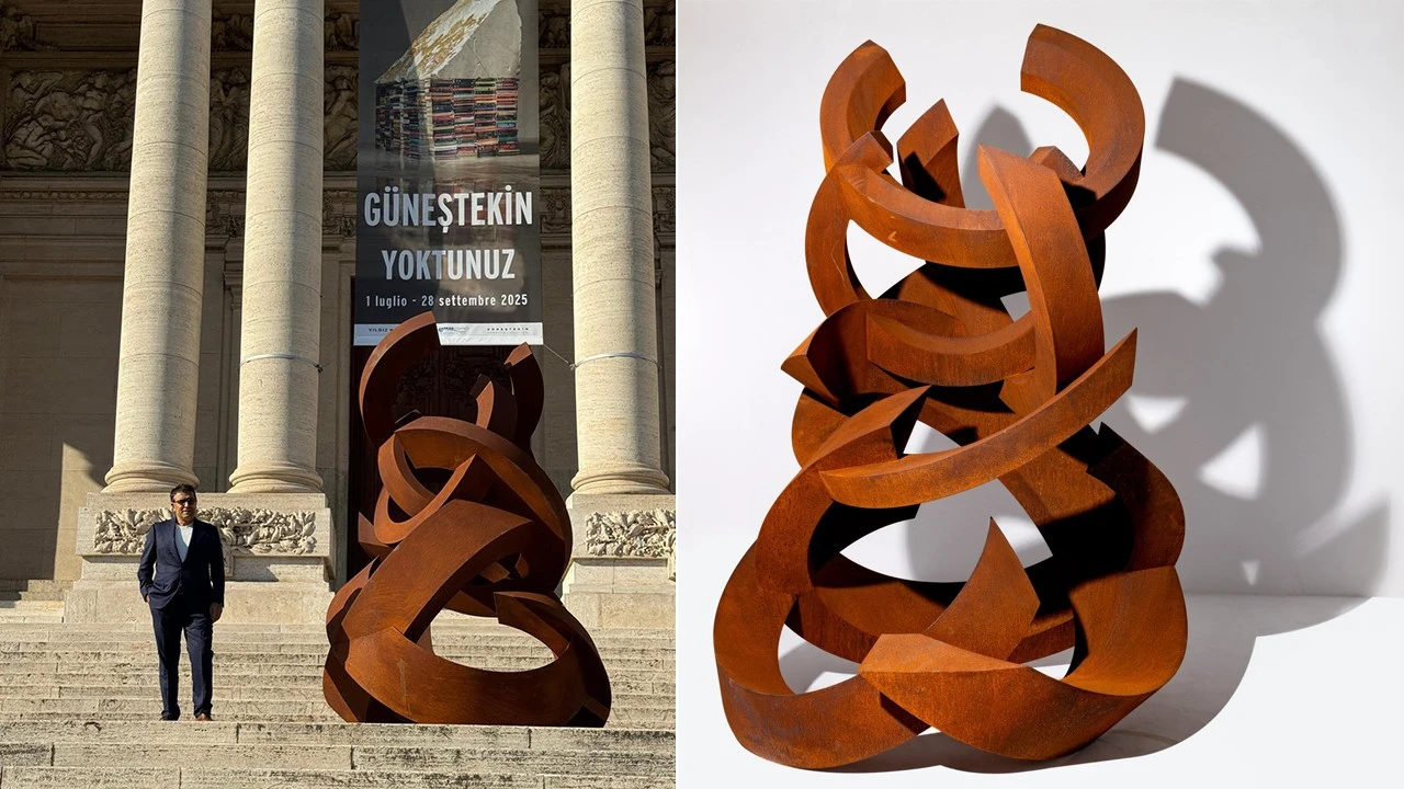 Ahmet Güneştekin’in Eseri Roma’da Sanatseverlerle Buluştu