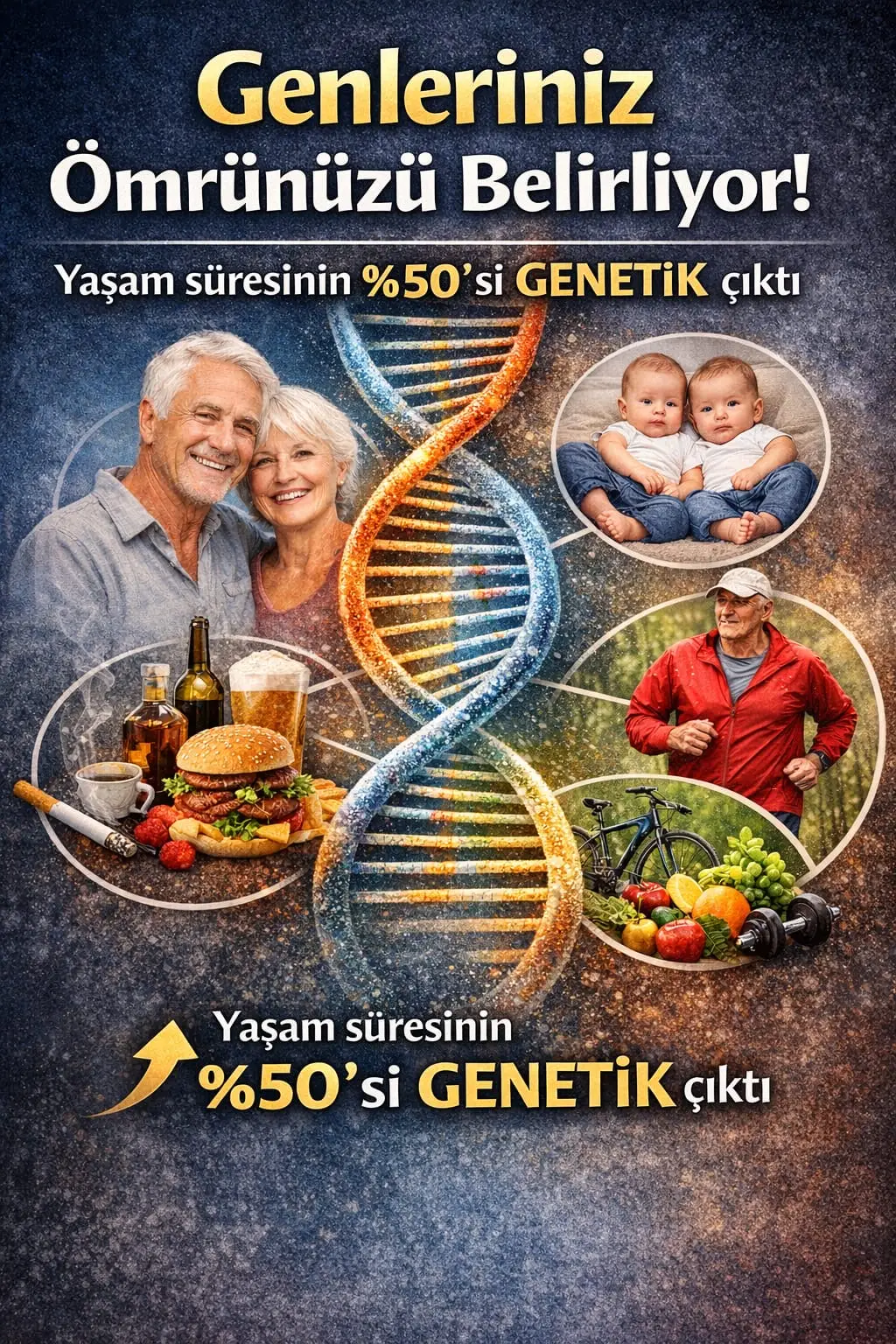“Ömrünüz Sandığınızdan Daha Çok Genlerinize Bağlı!”
