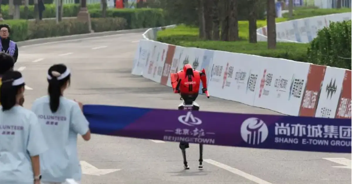 Robotlar Maratonda İnsanları Geride Bıraktı